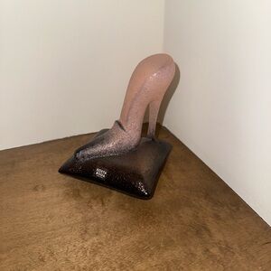 KJELL ENGMAN. Shoe sculpture, "Catwalk". Kosta Boda.